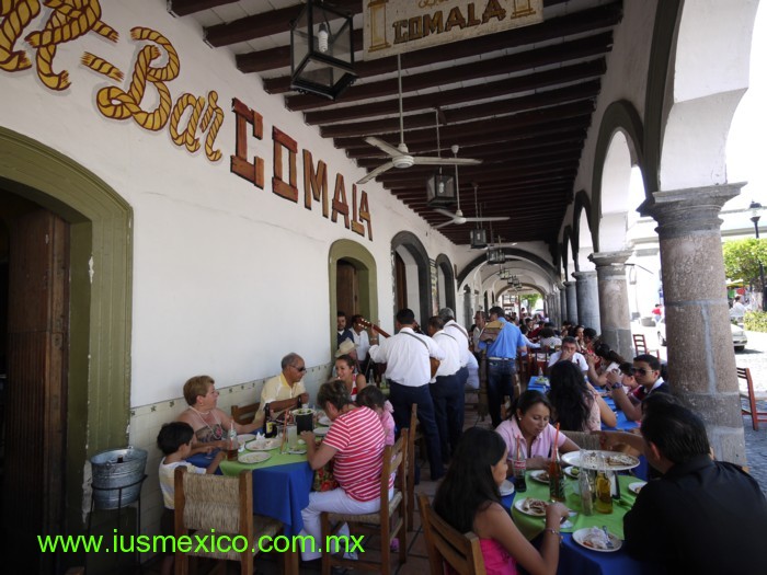ESTADO DE COLIMA, México. Comala; Los Portales, Restaurante Típico.
