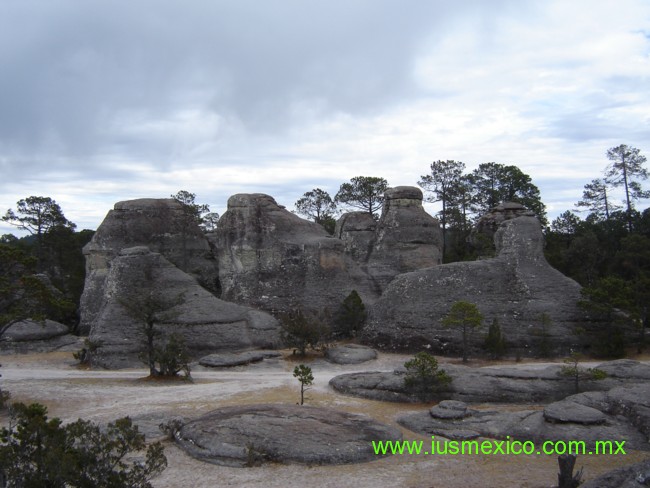 ESTADO DE DURANGO, México. Pueblo Nuevo; Mexiquillo, Jardín de Piedra.