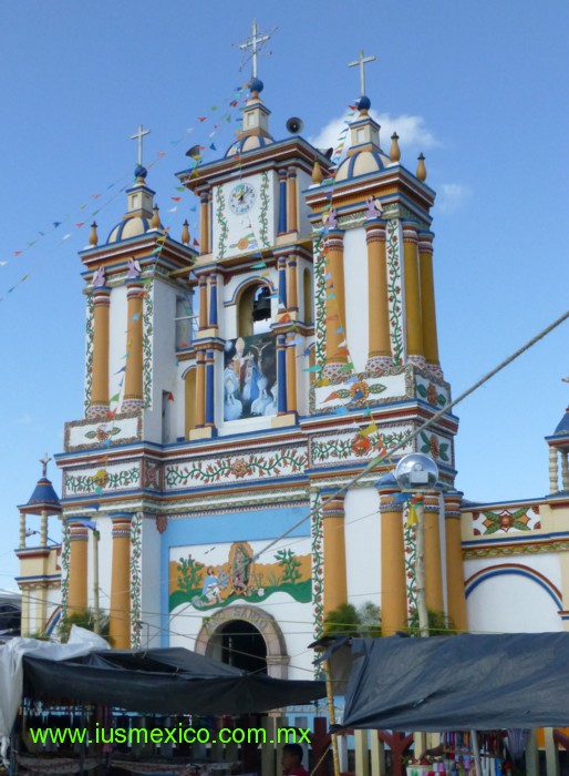 Tabasco, México. Cupilco. Iglesia de la Virgen de la Asunción.