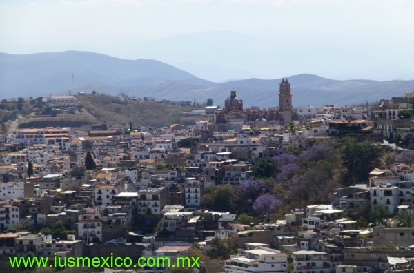 Estado de Guerrero, México. Taxco; Vista desde el mirador del Hotel Monte Taxco.