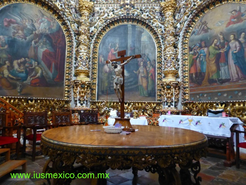 TLAXCALA, México. Cd. de Tlaxcala; Camerín de la Virgen de Ocotlán.