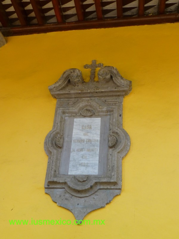 DISTRITO FEDERAL, México. Coyoacán; la Casa de Cortés o Antiguo Palacio del Ayuntamiento.