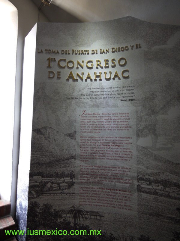 ESTADO DE GUERRERO, México. Museo Histórico de Acapulco, "Fuerte de San Diego".