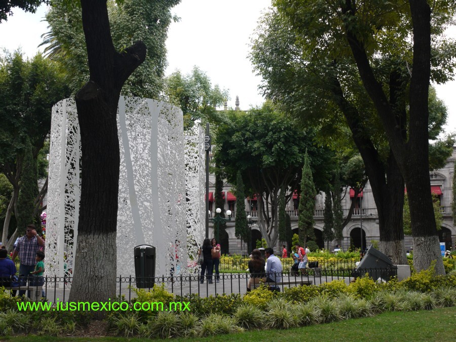 ESTADO DE PUEBLA, Ciudad de Puebla. vista desde el Zócalo.
