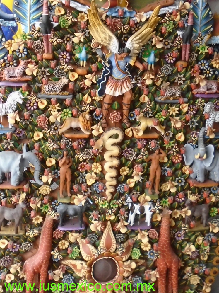 METEPEC, ESTADO DE MÉXICO. El "Árbol del la Vida", Taller de la Familia Díaz Manjarrez.