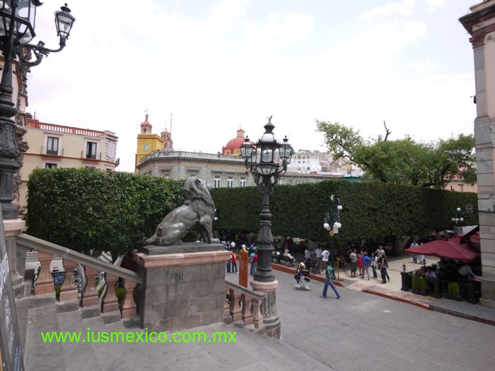Estado de Guanajuato, M&eacute;xico. Cd. de Guanajuato; Jard&iacute;n de la Uni&oacute;n.