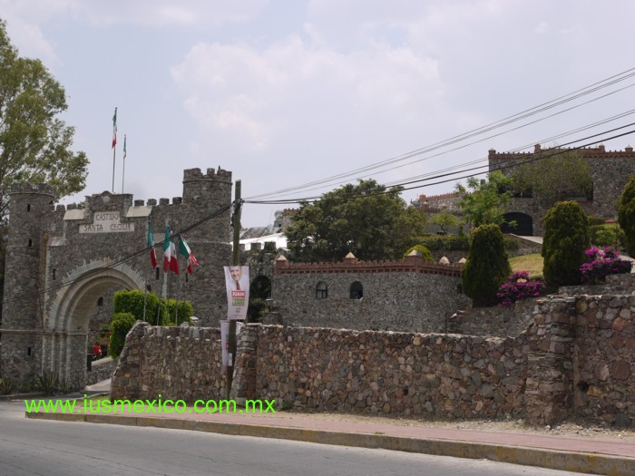Estado de Guanajuato, México. Cd. de Guanajuato; Fachada del Hotel Santa Cecilia.