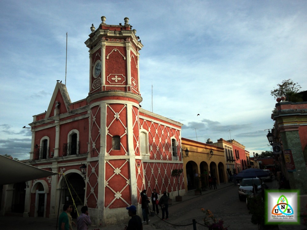 ESTADO DE QUERÉTARO, México. Bernal; "El Castillo", sede de la Delegación Municipal.