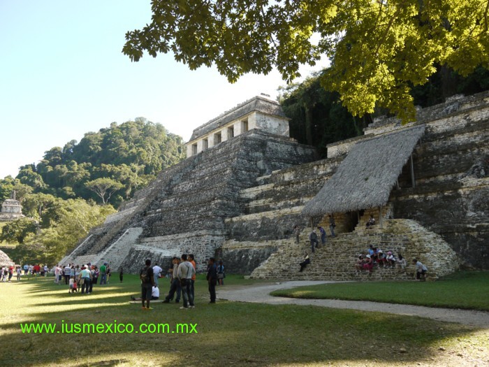Chiapas, México. Palenque. Templo de las Inscripciones.