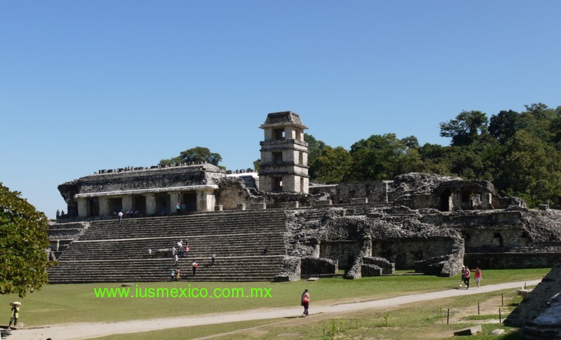 Chiapas, México. Palenque. El Palacio.
