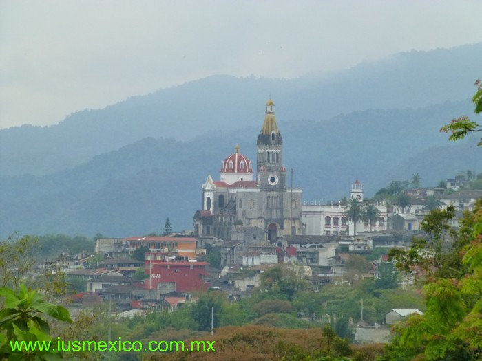 Estado de Puebla, México. Cuetzalan; Vista panorámica de la Cd. de Cuetzalan.